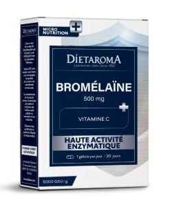 Bromélaïne, 20&nbsp;capsules
